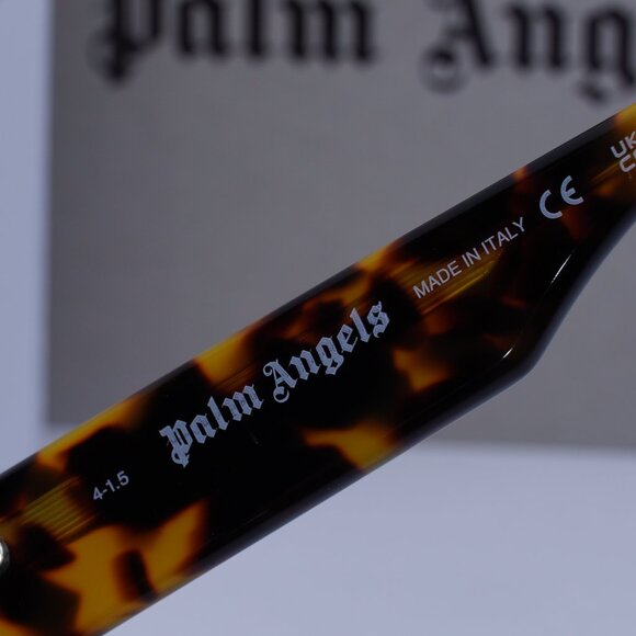 Palm Angels PERI099 HOLLYWOOD 6064 Cat Eye Sunglasses - Havana/Brown - Picture 8 of 11